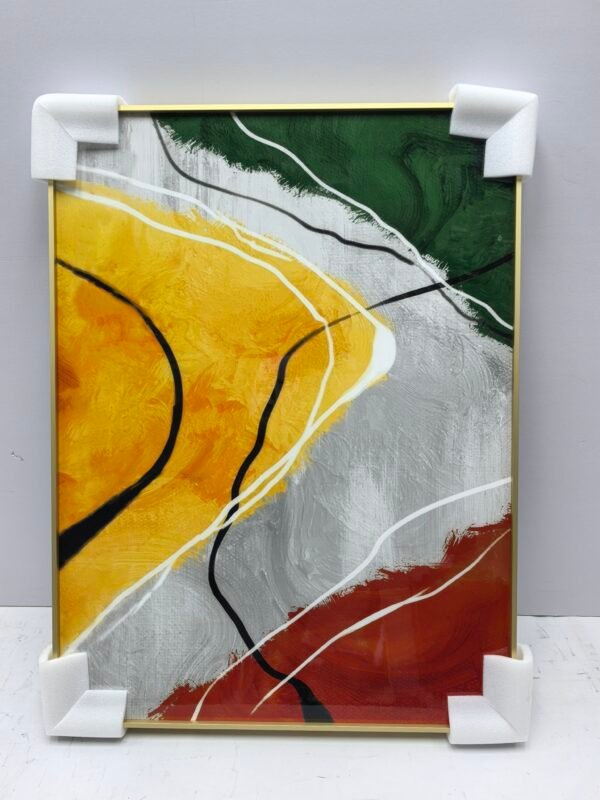 Vibrant Energy Abstract Wall Art - Image 2