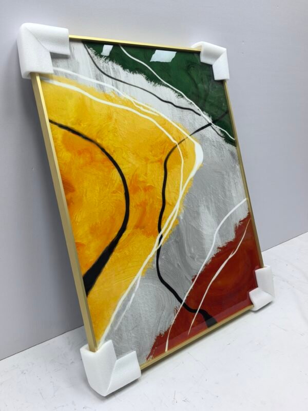 Vibrant Energy Abstract Wall Art - Image 3